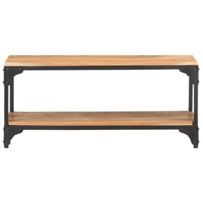 Couchtisch 90x30x40 cm Massivholz Akazie - Image 2