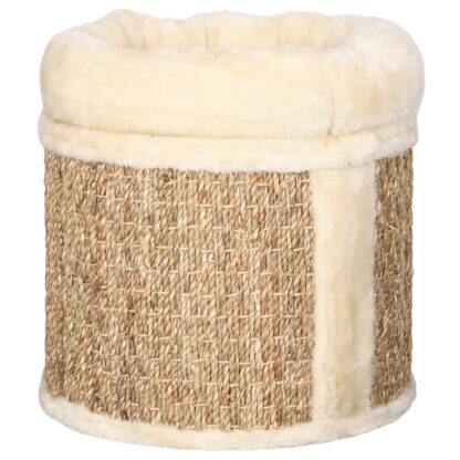 Katzenhaus mit Luxuriösem Katzenbett 33 cm Seegras - Image 4