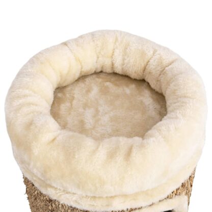 Katzenhaus mit Luxuriösem Katzenbett 33 cm Seegras - Image 6