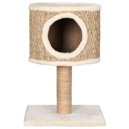 Katzen-Kratzbaum mit Katzenhöhle 52 cm Seegras - Image 3