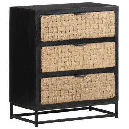Sideboard 60x35x70 cm Massivholz Mango - Image 11