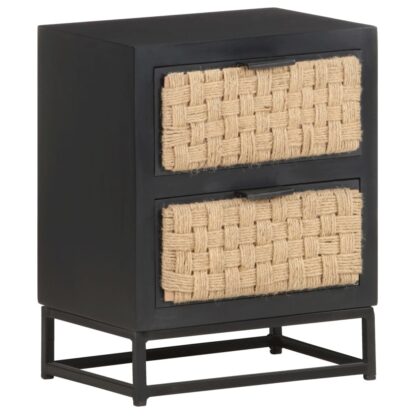 Nachttisch 40x30x50 cm Massivholz Mango - Image 11