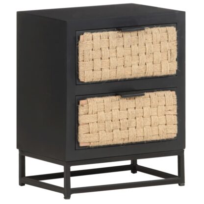 Nachttisch 40x30x50 cm Massivholz Mango - Image 8