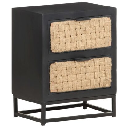 Nachttisch 40x30x50 cm Massivholz Mango - Image 10