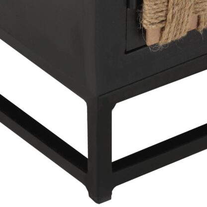 TV-Schrank 120x30x40 cm Massivholz Mango - Image 6