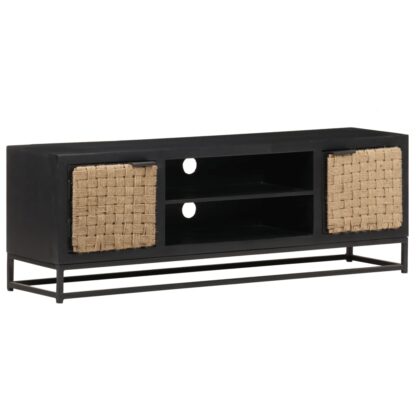 TV-Schrank 120x30x40 cm Massivholz Mango - Image 10