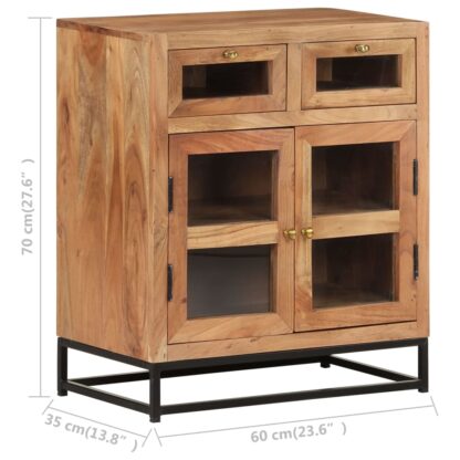 Sideboard 60x35x70 cm Akazie Massivholz - Image 7
