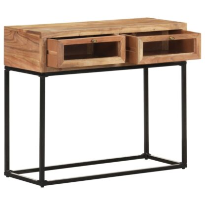 Konsolentisch 90x35x76 cm Massivholz Akazie - Image 3