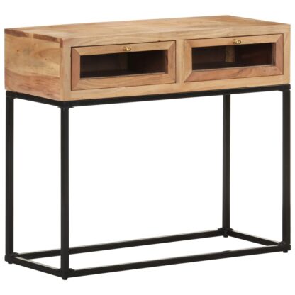 Konsolentisch 90x35x76 cm Massivholz Akazie - Image 10