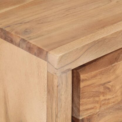TV-Schrank 120x30x42 cm Akazie Massivholz mit Naturkanten - Image 5