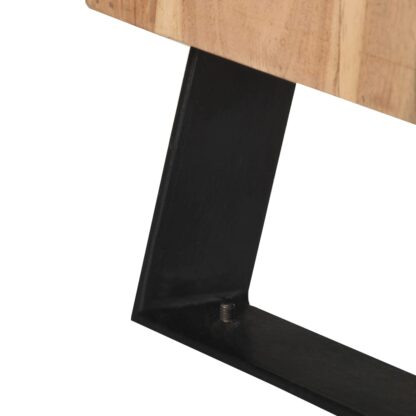 TV-Schrank 120x30x42 cm Akazie Massivholz mit Naturkanten - Image 7