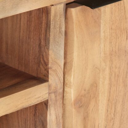 TV-Schrank 120x30x42 cm Akazie Massivholz mit Naturkanten - Image 8