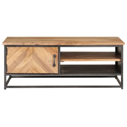 Couchtisch 90x50x35 cm Massivholz Akazie - Image 2