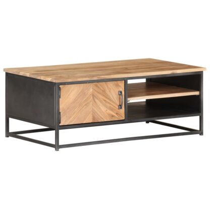 Couchtisch 90x50x35 cm Massivholz Akazie - Image 11