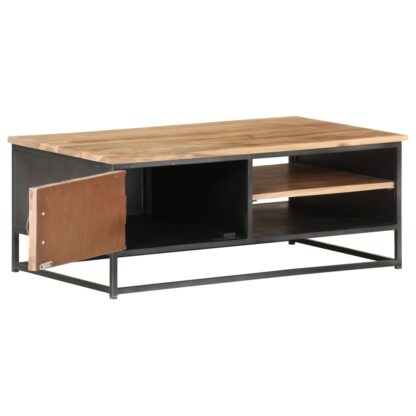 Couchtisch 90x50x35 cm Massivholz Akazie - Image 3