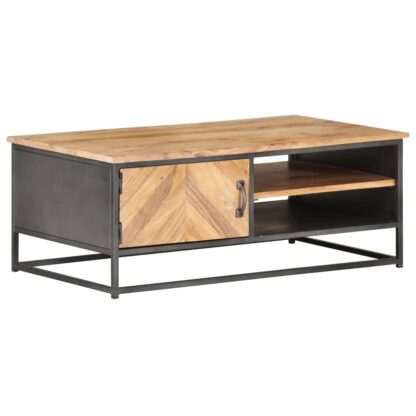 Couchtisch 90x50x35 cm Massivholz Akazie - Image 10