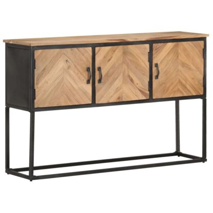 Sideboard 120x30x75 cm Akazie Massivholz - Image 8
