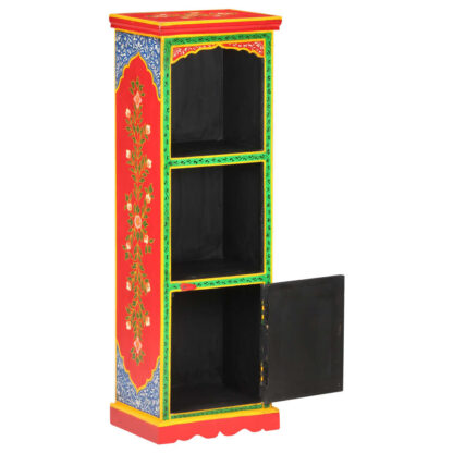 Highboard Handbemalt 40x30x120 cm Mango Massivholz - Image 2
