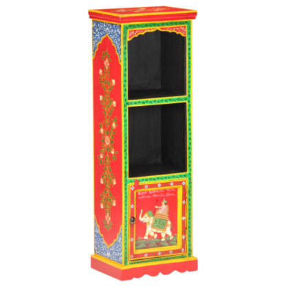 Highboard Handbemalt 40x30x120 cm Mango Massivholz - Image 11