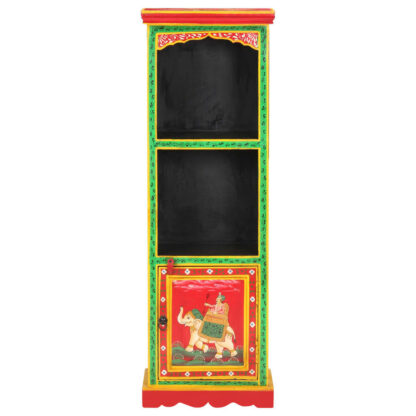 Highboard Handbemalt 40x30x120 cm Mango Massivholz - Image 3