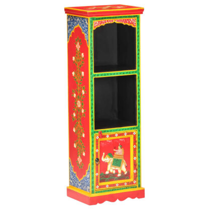 Highboard Handbemalt 40x30x120 cm Mango Massivholz - Image 8