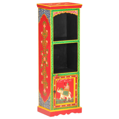 Highboard Handbemalt 40x30x120 cm Mango Massivholz - Image 9