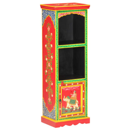 Highboard Handbemalt 40x30x120 cm Mango Massivholz - Image 10