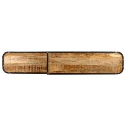 TV-Schrank 160x30x40 cm Massivholz Mango - Image 3