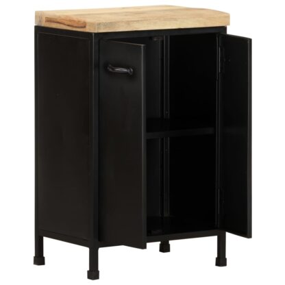 Sideboard 47x35x76 cm Raues Mangoholz - Image 2