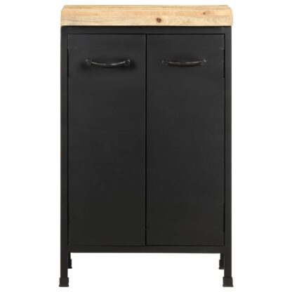 Sideboard 47x35x76 cm Raues Mangoholz - Image 3