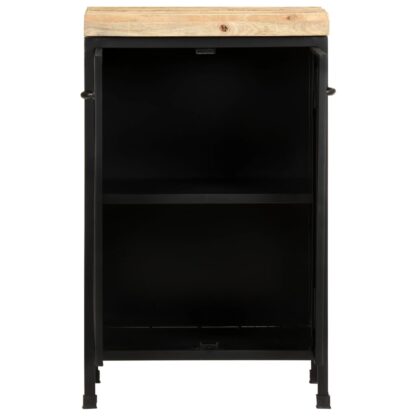 Sideboard 47x35x76 cm Raues Mangoholz - Image 4