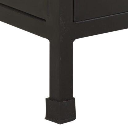 Sideboard 47x35x76 cm Raues Mangoholz - Image 8