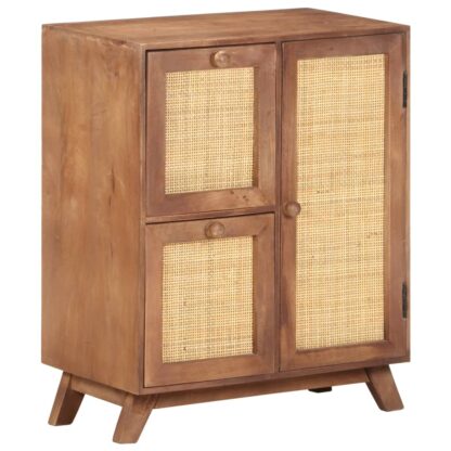 Sideboard 60x35x75 cm Massivholz Mango - Image 11