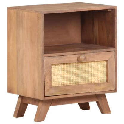 Nachttisch 40x30x50 cm Mango Massivholz - Image 11
