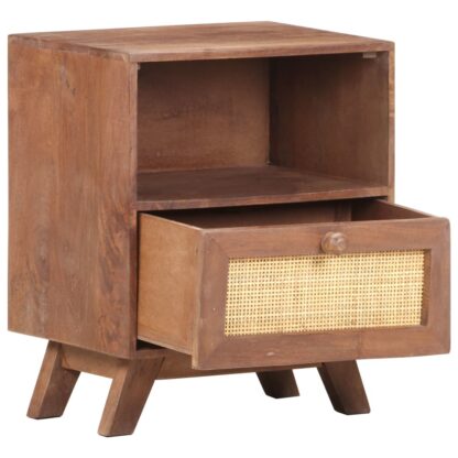 Nachttisch 40x30x50 cm Mango Massivholz - Image 4