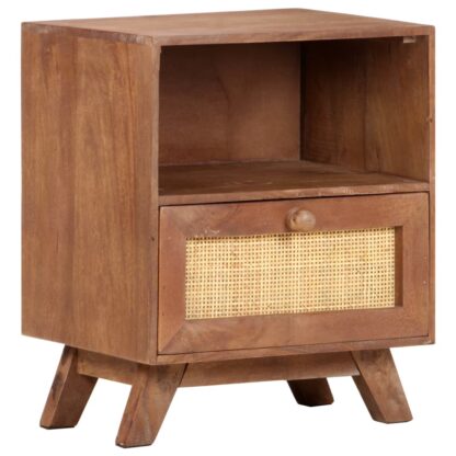 Nachttisch 40x30x50 cm Mango Massivholz - Image 8