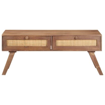 Couchtisch 100x60x40 cm Mango Massivholz - Image 2