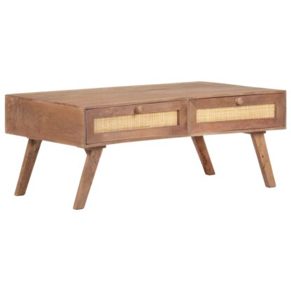 Couchtisch 100x60x40 cm Mango Massivholz - Image 11