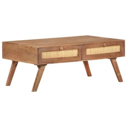 Couchtisch 100x60x40 cm Mango Massivholz - Image 10