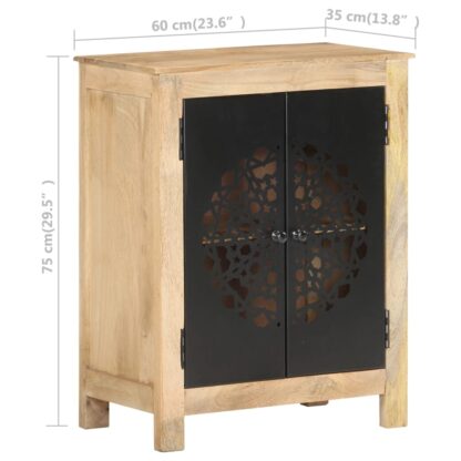 Sideboard 60x35x75 cm Massivholz Mango - Image 7
