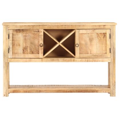 Sideboard 120x30x76 cm Raues Mangoholz - Image 2