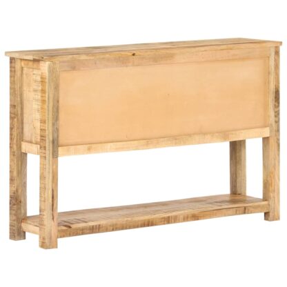Sideboard 120x30x76 cm Raues Mangoholz - Image 3