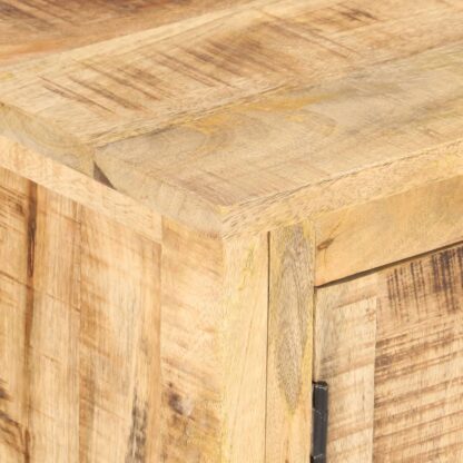 Sideboard 120x30x76 cm Raues Mangoholz - Image 4
