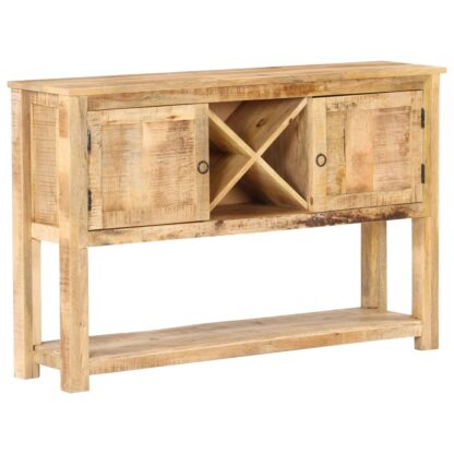 Sideboard 120x30x76 cm Raues Mangoholz - Image 8