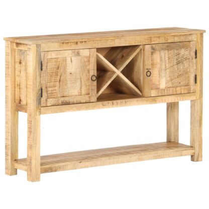 Sideboard 120x30x76 cm Raues Mangoholz - Image 9