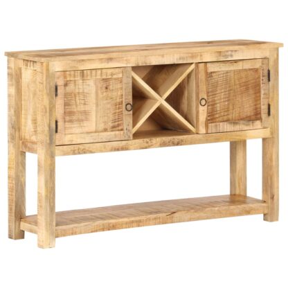 Sideboard 120x30x76 cm Raues Mangoholz - Image 10