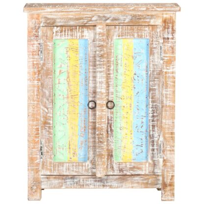 Sideboard 61x35x76 cm Raues Akazienholz - Image 2