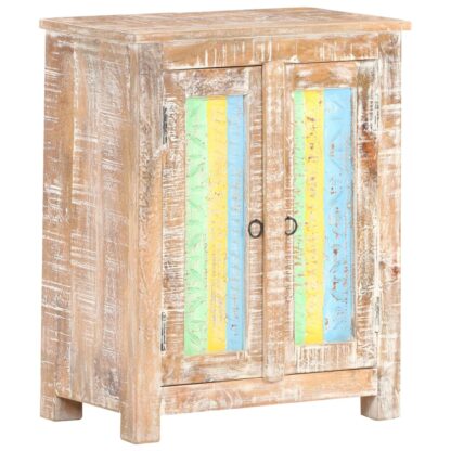 Sideboard 61x35x76 cm Raues Akazienholz - Image 9
