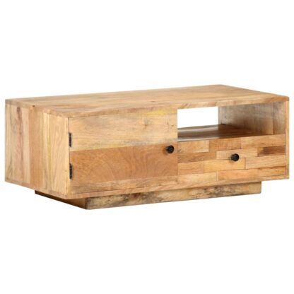 Couchtisch 90x50x35 cm Mango Massivholz - Image 8