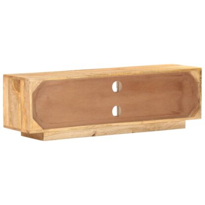TV-Schrank 116x30x35 cm Mango Massivholz - Image 4